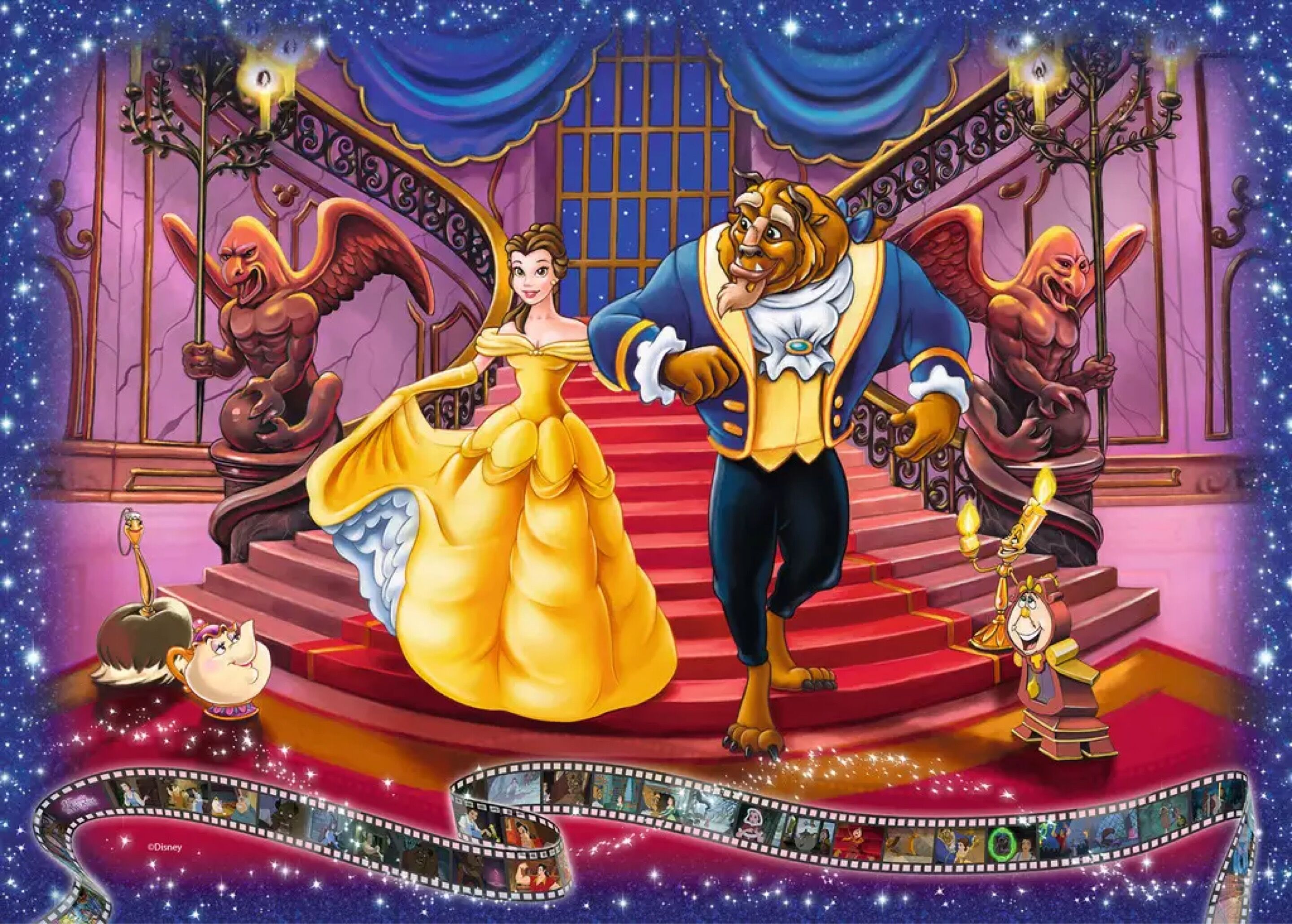 The Beauty And The Beast Counted Cross Stitch Kit_abstract Items_CROSS