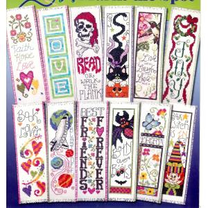 12 pcs of Small Easy Cross Stitch Book Mark DIY Fabric Book Mark