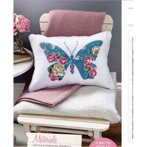 Butterfly Cushion case Counted Cross Stitch Kits 11ct 5030cm Counted Cushion case Cross Stitch Kits