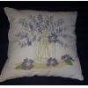 Blue Flowers Cushion case Counted Cro...
